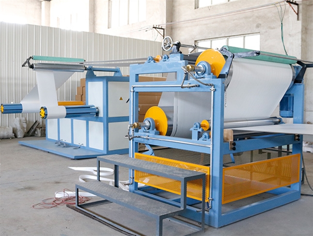 PU foamed sheet production line